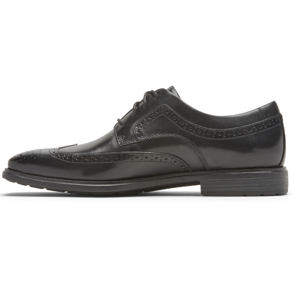 Zapatos De Vestir Rockport Hombre Mexico - Dres Sports Business 2 Wingtip Negros - SWVUX5180